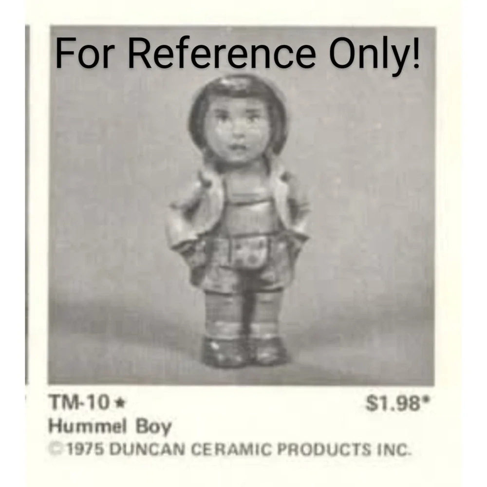 Vintage 1975 Duncan Ceramic Products TM-10 Hummel Boy Figurine Slip Casting Mold